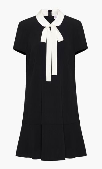 Flared Hem Collared Dress