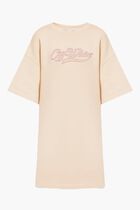 EMBR BASEBALL LOGO SNAP T-DRE NUDE FUCH