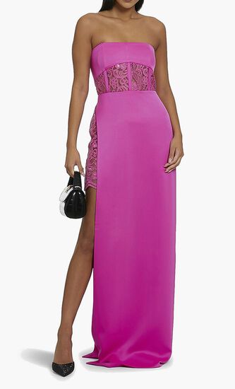 Crepe Lace Gown