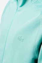 Zipped Piqu&eacute; Sweatshirt