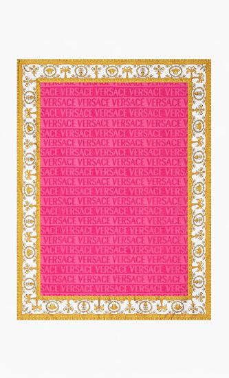 I LOVE BAROQUE BEACH TOWEL PINK