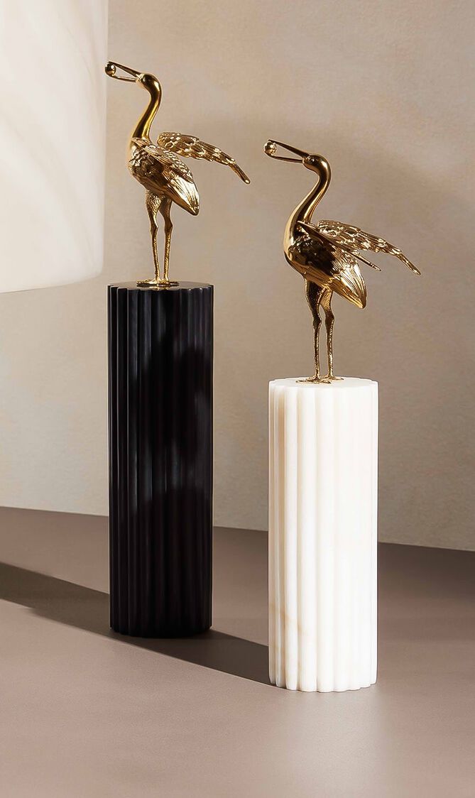 Heron Column Medium White