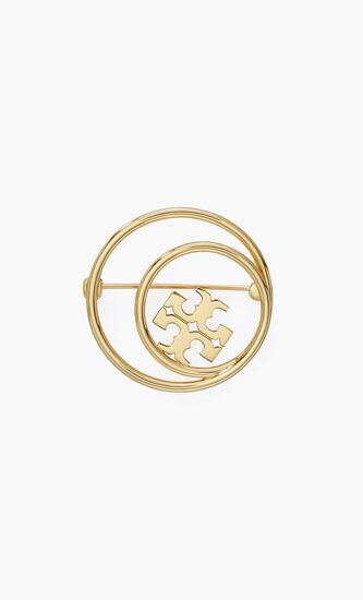 MILLER DOUBLE RING BROOCH