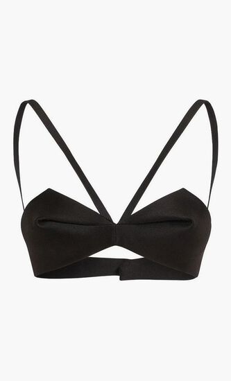 Pleated Bustier Top