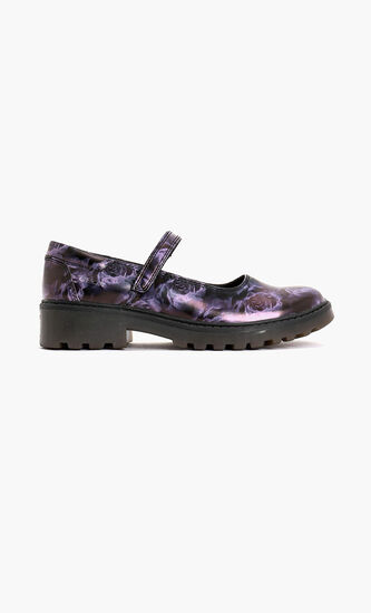 Casey Printed Leather Flats