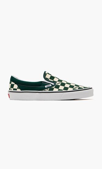 Classic Checkerboard Slip On Sneakers