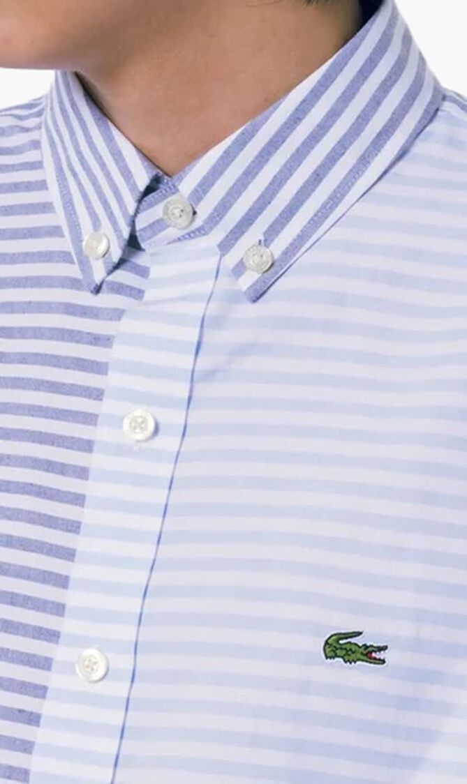 Cotton Linen Striped Shirt