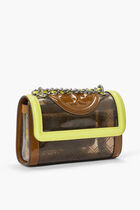 FLEMING CLEAR SMALL CONVERTIBLE SHOULDER BAG