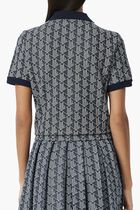 Slim Fit Monogram Jacquard Polo Shirt
