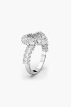 SJC MATRIX RING HRT WOVEN WHI/RHS 58 MM