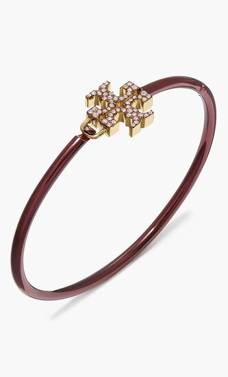 Eleanor Pavé Hinged Bracelet