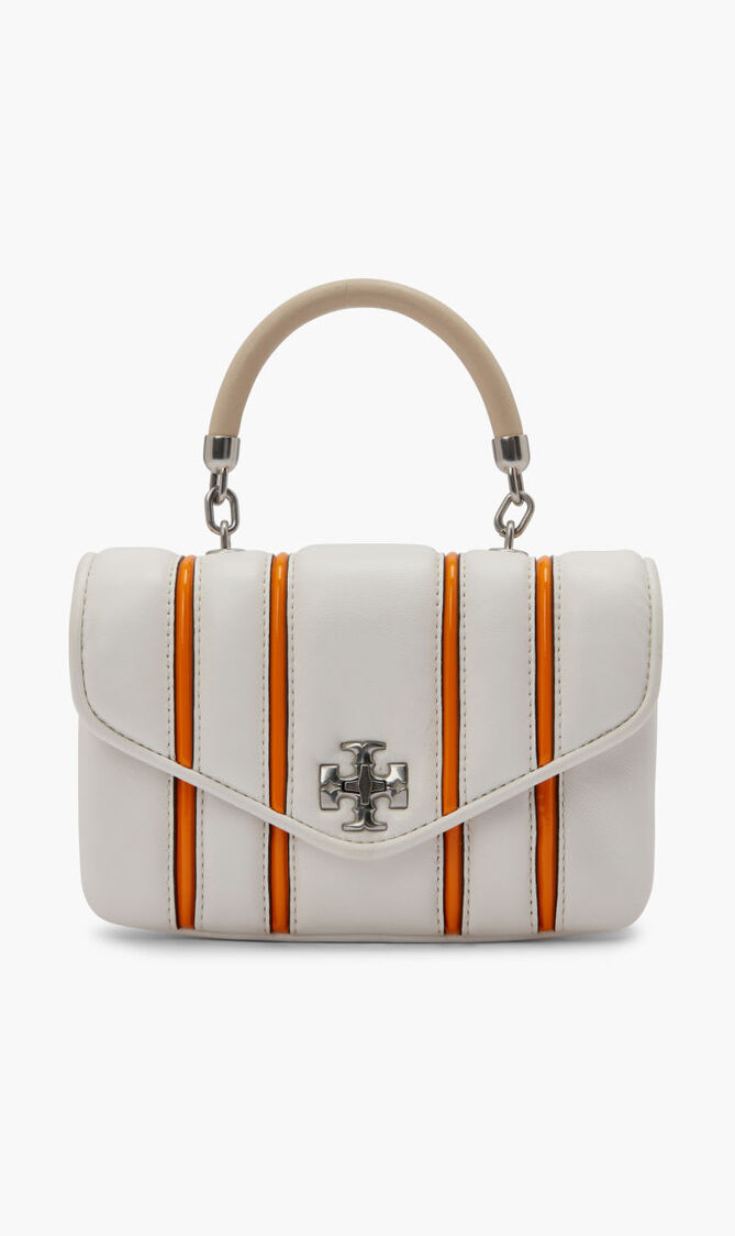 KIRA BOMBE STRIPE MINI TOP-HANDLE BAG