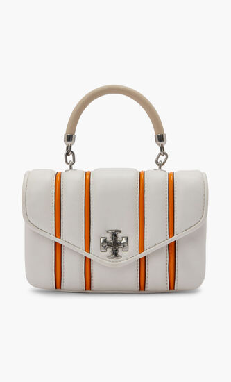 KIRA BOMBE STRIPE MINI TOP-HANDLE BAG