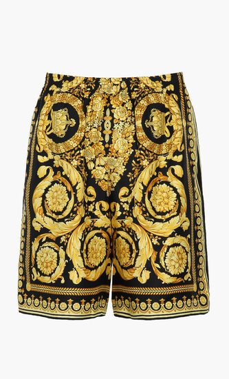 Psychedelic Logo Print Shorts