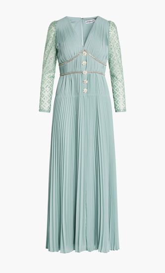 SAGE CHIFFON MAXI DRESS