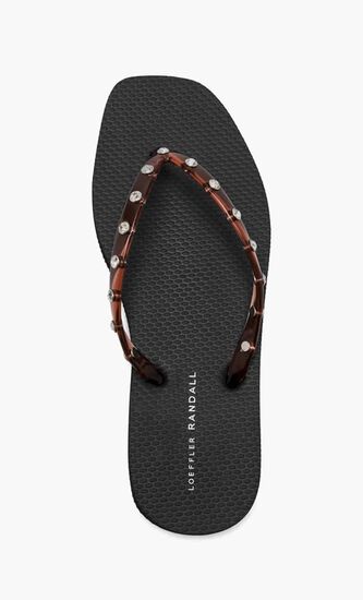TARYN CRYSTAL JELLY FLIP FLOP