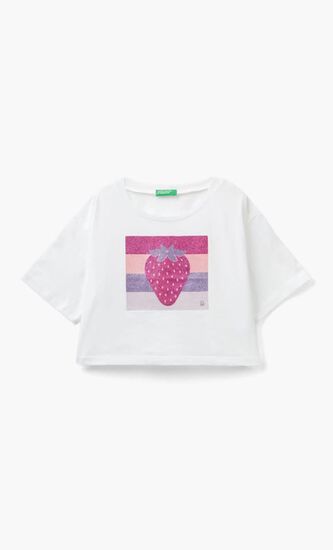 Glitter Print T-Shirt