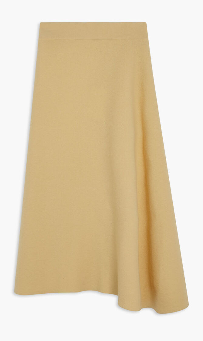 SKIRT DOUBLE FACE MERINO CASHMERE