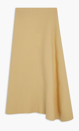 SKIRT DOUBLE FACE MERINO CASHMERE