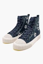 The Daisy Denim High Top Sneakers