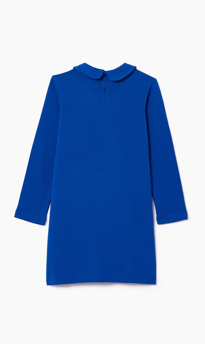 Back Closure Crocodile Polo Dress