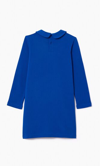 Back Closure Crocodile Polo Dress