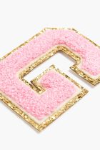 Chenille Sparkle Letter 'G' patch