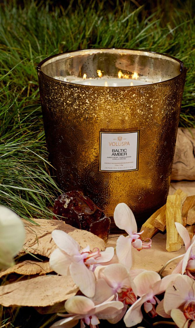 Baltic Amber 5-wick Hearth Candle