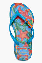 Slim Tropical Flip Flops