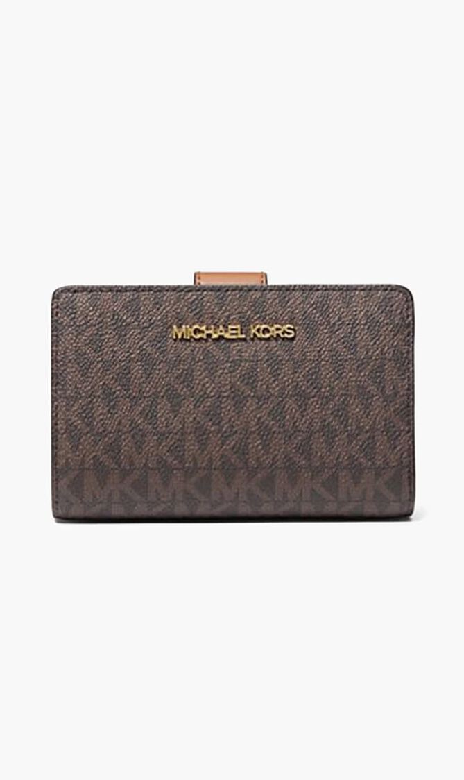 Jet Set Travel Medium Bifold Zip Coin Wallet