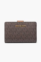 Jet Set Travel Medium Bifold Zip Coin Wallet