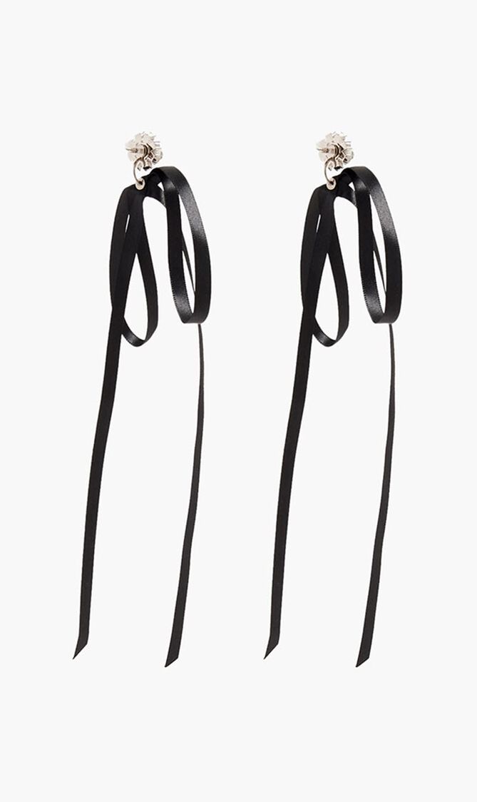 Bow Ribbon Stud Earrings