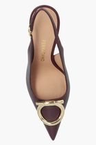Maxi Gancini Slingback Pumps