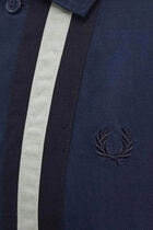 LINEN BLEND PANELLED SHIRT