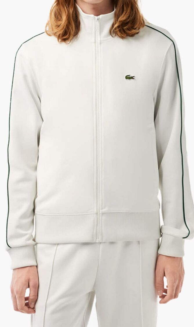 Paris Pique Zip Front Track Jacket