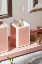 Paris Pink Lacquer Brush Holder