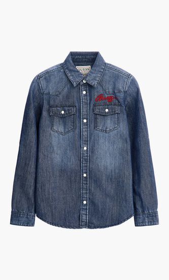 DENIM ADJ. LS SHIRT