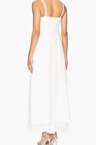 SEQUOIA SL V NECK MIDI DRESS