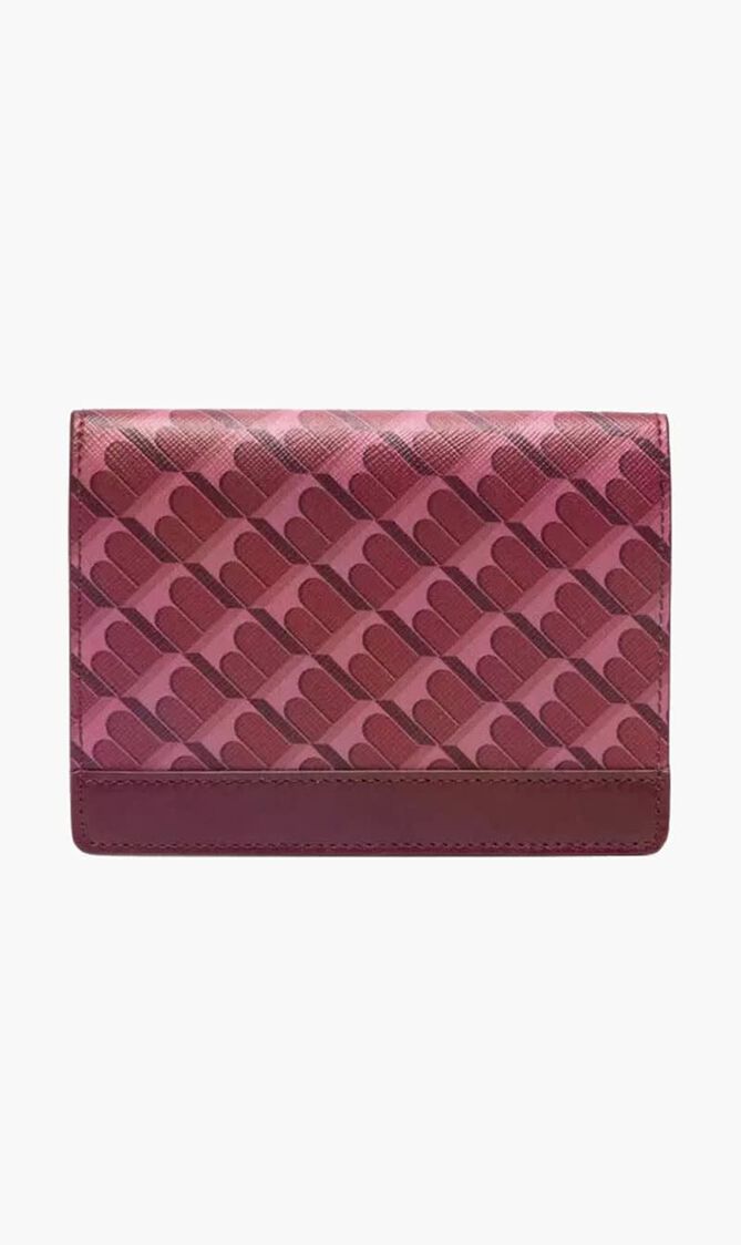 Monogram-pattern Passport Holder