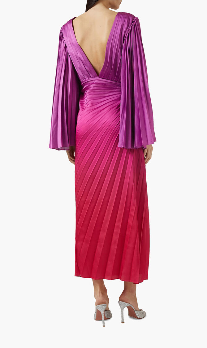 Tillington Pleated Midi Dress