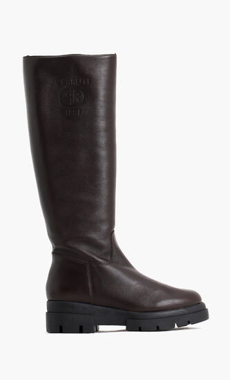 Leather Knee Length Boots