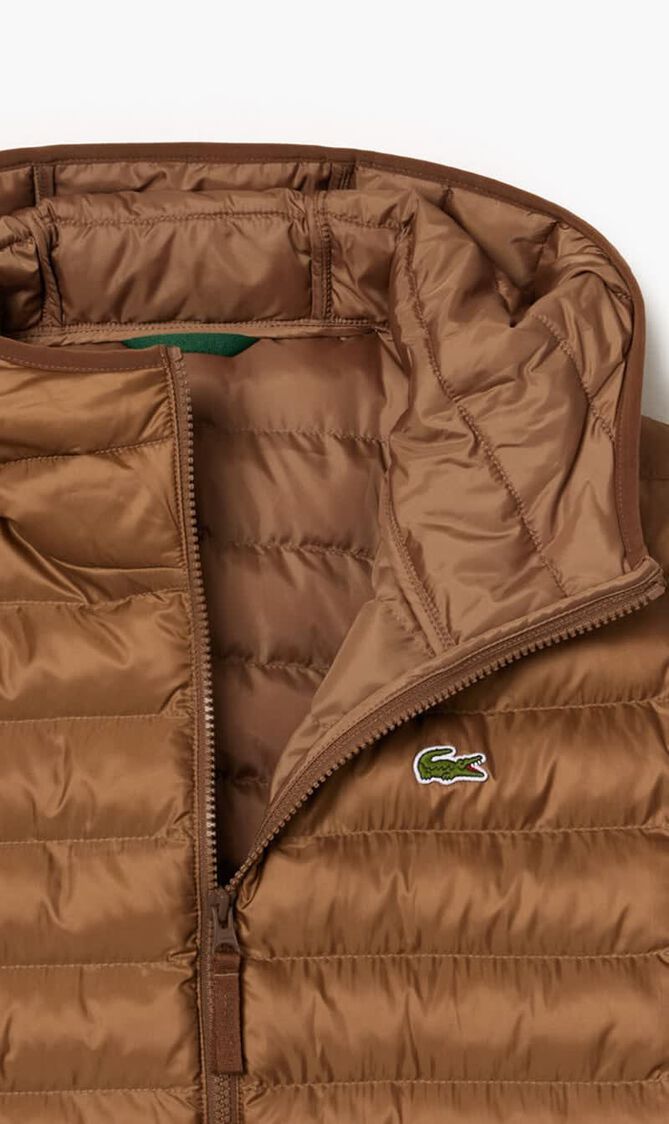 Water-Repellent Quilted Puffed Jacket