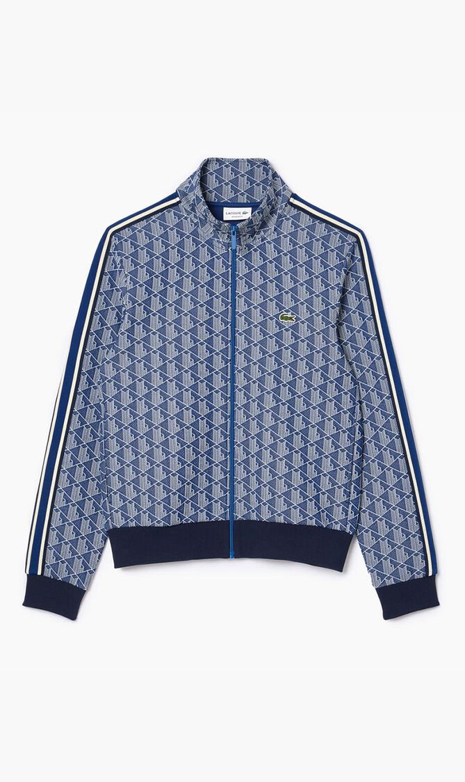 Paris Zip-Up Jacquard Track Jacket