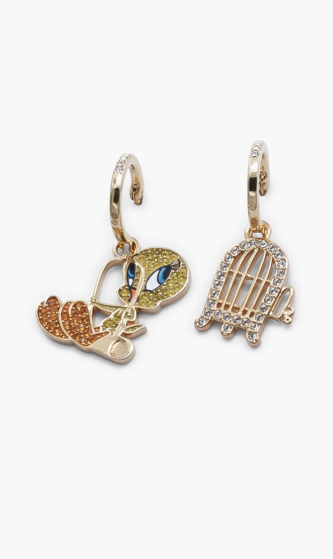 Looney Tunes Tweety Hoop Earrings