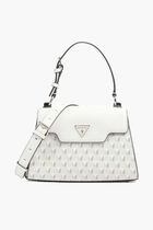 G Wave Top Handle Flap Handbag