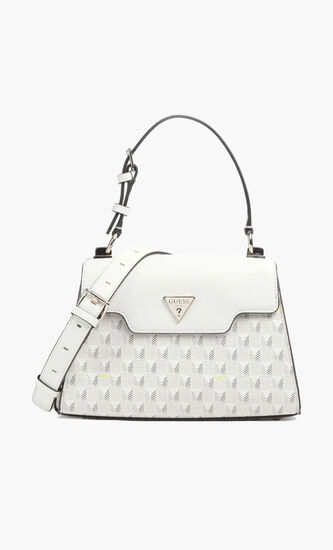 G Wave Top Handle Flap Handbag