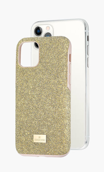 High Smartphone Case With Bumper, Iphone&reg; 11 Pro, Gold Tone