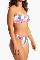 Under The Sea Twist Bandeau Bikini Top