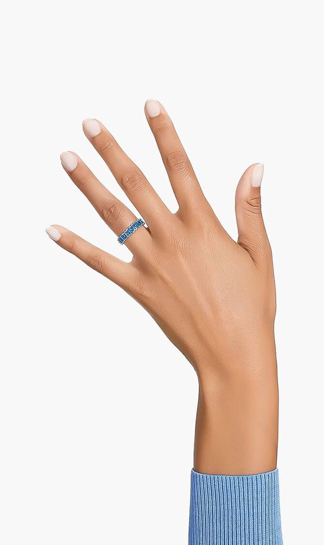 SJC MATRIX RING AQUA BLU/RHS 60 MM