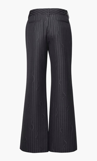 PINSTRIPE WIDE PANT FORGED IRON FORGED I